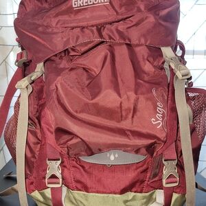Gregory Sage 35 Maroon Hiking/Camping Backpack New With Tags
